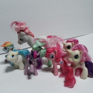 My Little Pony Lot of 8 Hasbro McDonald's Happy Meal Horses ponies